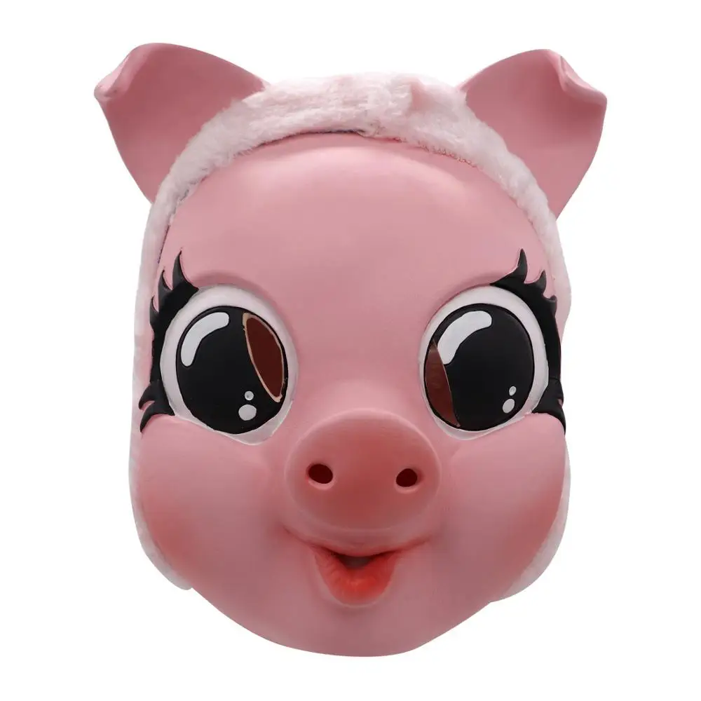 

Killing Eve Pig Latex Mask Cosplay Costume TV series Props Helmet