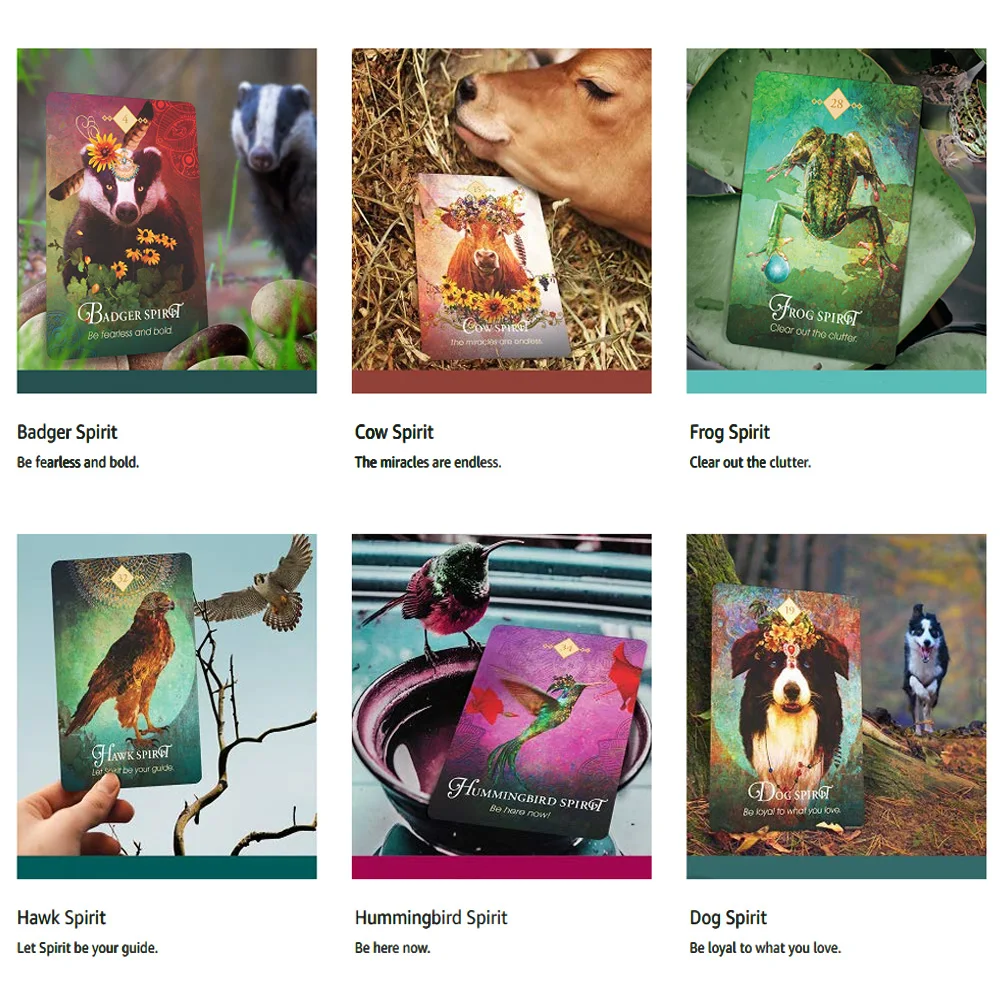 The Animal Spirit Oracle Tarot Cards английская версия гадание fate игральные карты, настольные игры для взрослых детей семейные вечерние
