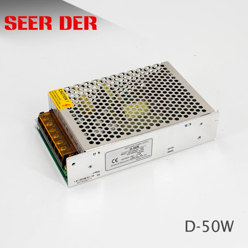 Двойной (несколько) выход 5 В/4a 24 В/1.4a ac dc smps/psu светодиодный драйвер 50 Вт