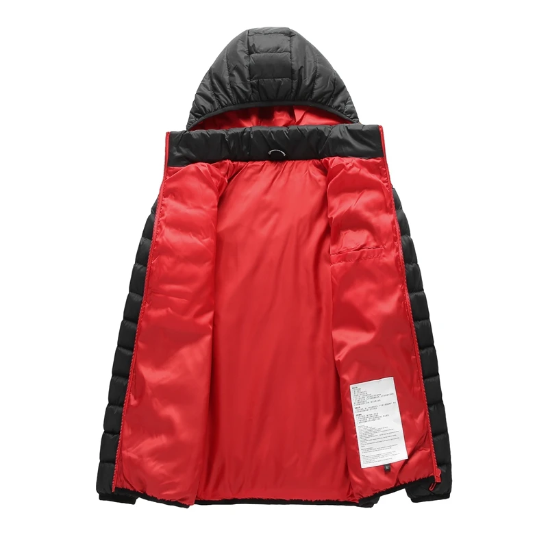 CYSINCOS зима Fever сервис интеллектуальная постоянная температура для женщин носимая Fever хлопок пальто сплошной цвет с капюшоном