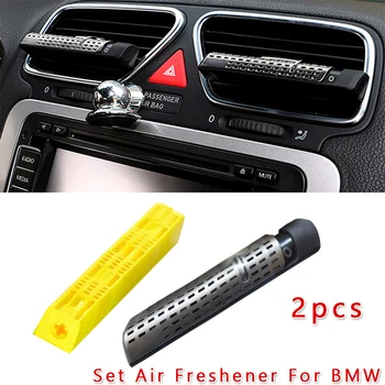 

Car Vent Clip Air Freshener Perfume Solid Scent Fragrance Stick+Holder For BMW