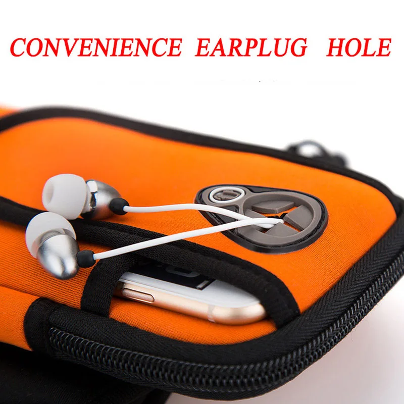 Universal Running Bag Sports Armband Waterproof Mobile Phone Keys Pouch Running Bag for Xiaomi Redmi Huawei Iphone Samsung 3