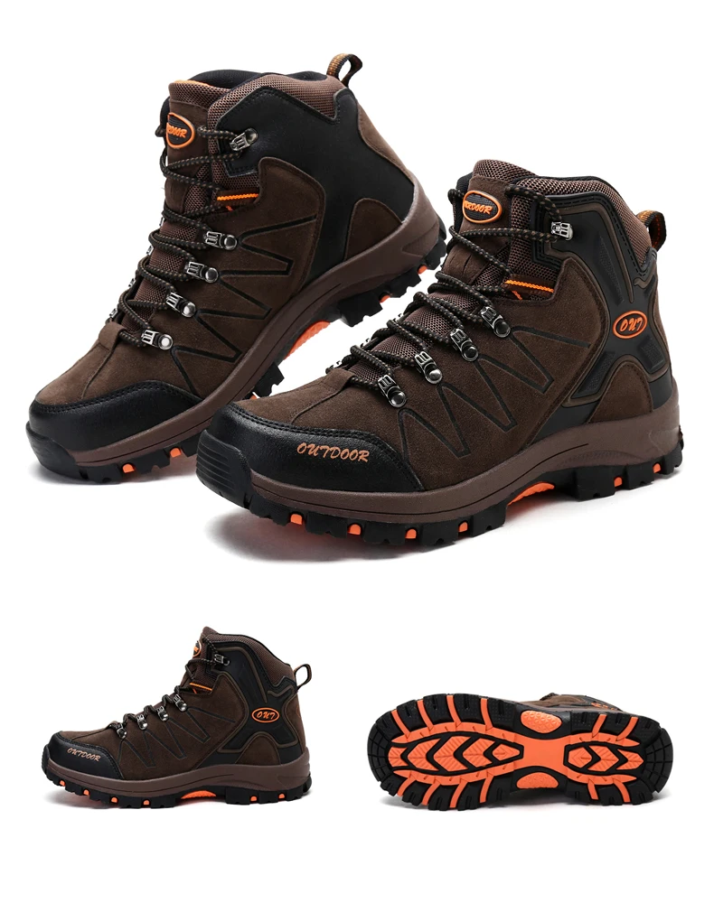Уличная водонепроницаемая обувь для пеших прогулок; сапоги в стиле милитари для пустыни; мужские Нескользящие кроссовки; обувь для путешествий; зимняя мужская спортивная обувь
