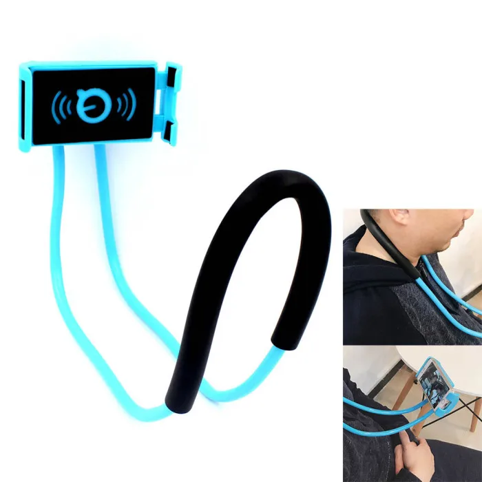 Flexible Mobile Phone Holder Support Lazy Hanging Neck Phones Stand Bracket for iPhone Xiaomi Huawei SP99