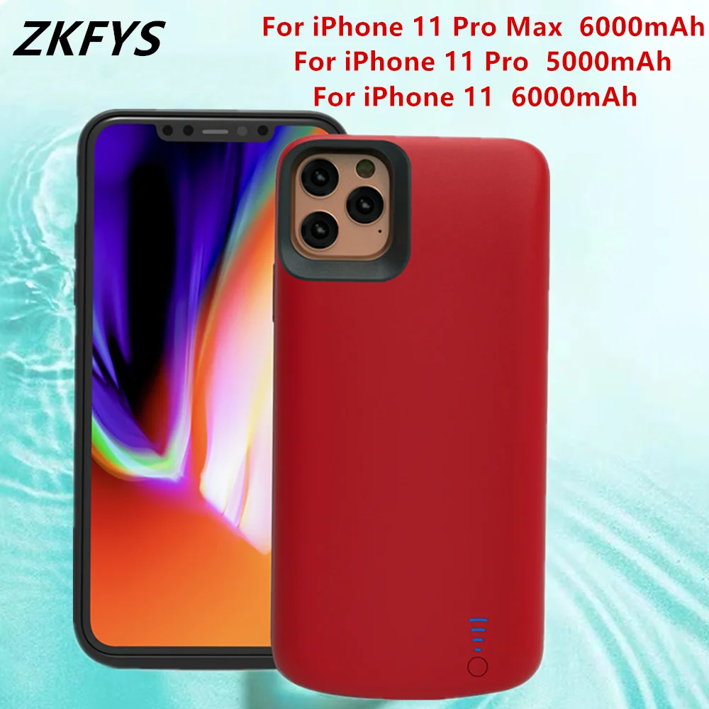 Чехол питания для iPhone 11 Pro Аккумулятор Max чехлы для iPhone 11 Pro power Bank зарядный чехол для iPhone 11 зарядное устройство крышка аккумулятора