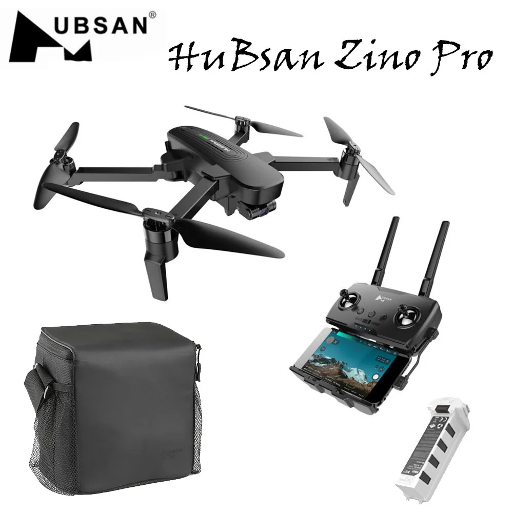 Квадрокоптер Hubsan ZINO PRO 3-осевой GPS Wi-Fi 4 км FPV с камерой 4KHD RC | Игрушки и хобби