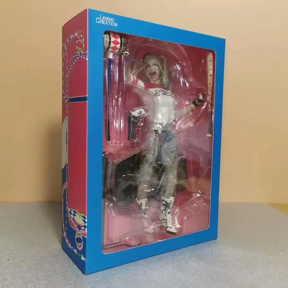 in box 28 см стиль фильм отряд самоубийц Сексуальная Hally-Quin ПВХ фигурка Коллекционная модель игрушки куклы - Цвет: in box