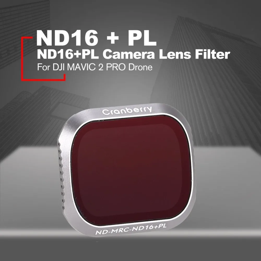 

Cranberry Adjastable Mini Portable ND16+PL HD Light Reducer Polarizer Lens Filter For DJI Mavic 2 Pro Drone Camera With Case