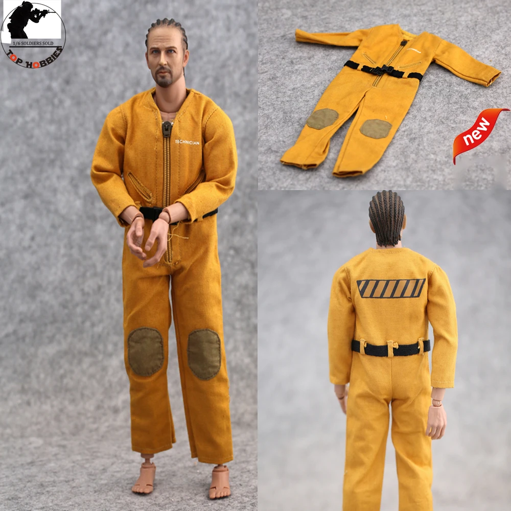 1/6 тюремный комбинезон/Инженеры DIY комбинезон униформа Джокер набор (голова и тело не включены) для 12 "фигурки горячие игрушки тела