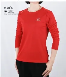 Woman Red TECTOP, брендовая, много цветов, длинный рукав, футболка для женщин и мужчин, для улицы, быстросохнущая, для мужчин и женщин, дышащая, эластичная, для скалолазания, длинная, с круглым вырезом - Цвет: Woman Red