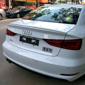 

High Quality ABS Material Primer Color Car Tail Wing Decoration Trunk Spoiler For Audi A3 2012 2013 2014 Rear Spoiler