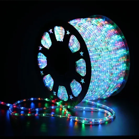 

Led Round Second Line Lamp With Outdoor Waterproof Engineering Decorative Color Flashing Neon Neon Sign inscription Christmas