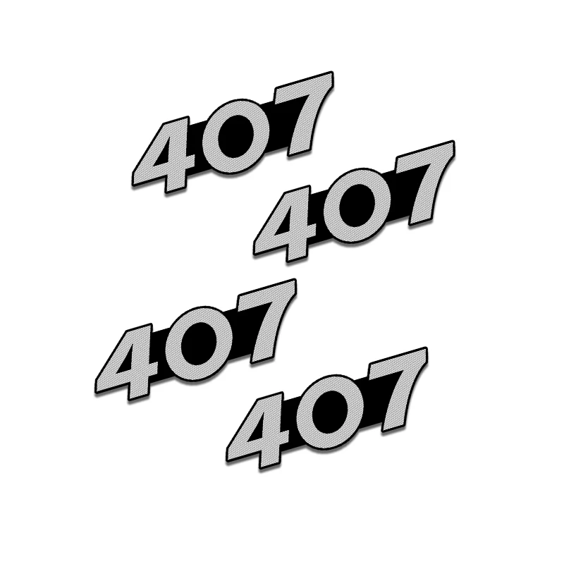 4 шт. для Peugeot 407 автомобильный динамик аудио значок стерео эмблема стикер