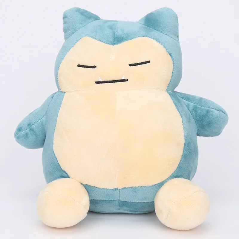 Такара Tomy подлинный Покемон Пикачу Eevee плюшевые игрушки Charmander Gengar Pichu Bulbasaur Mew плюшевые мягкие игрушки для детей - Цвет: 20cm Snorlax