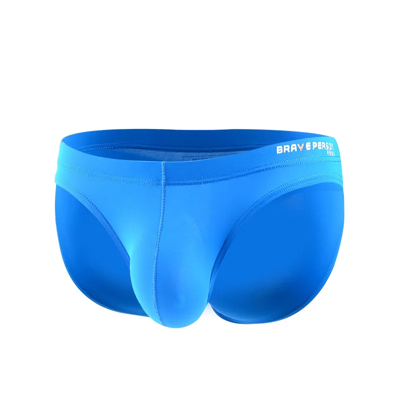 2019 Brand Brave Person Men's Sexy Underwear Briefs Gay Male Nylon for Men swimming trunks |