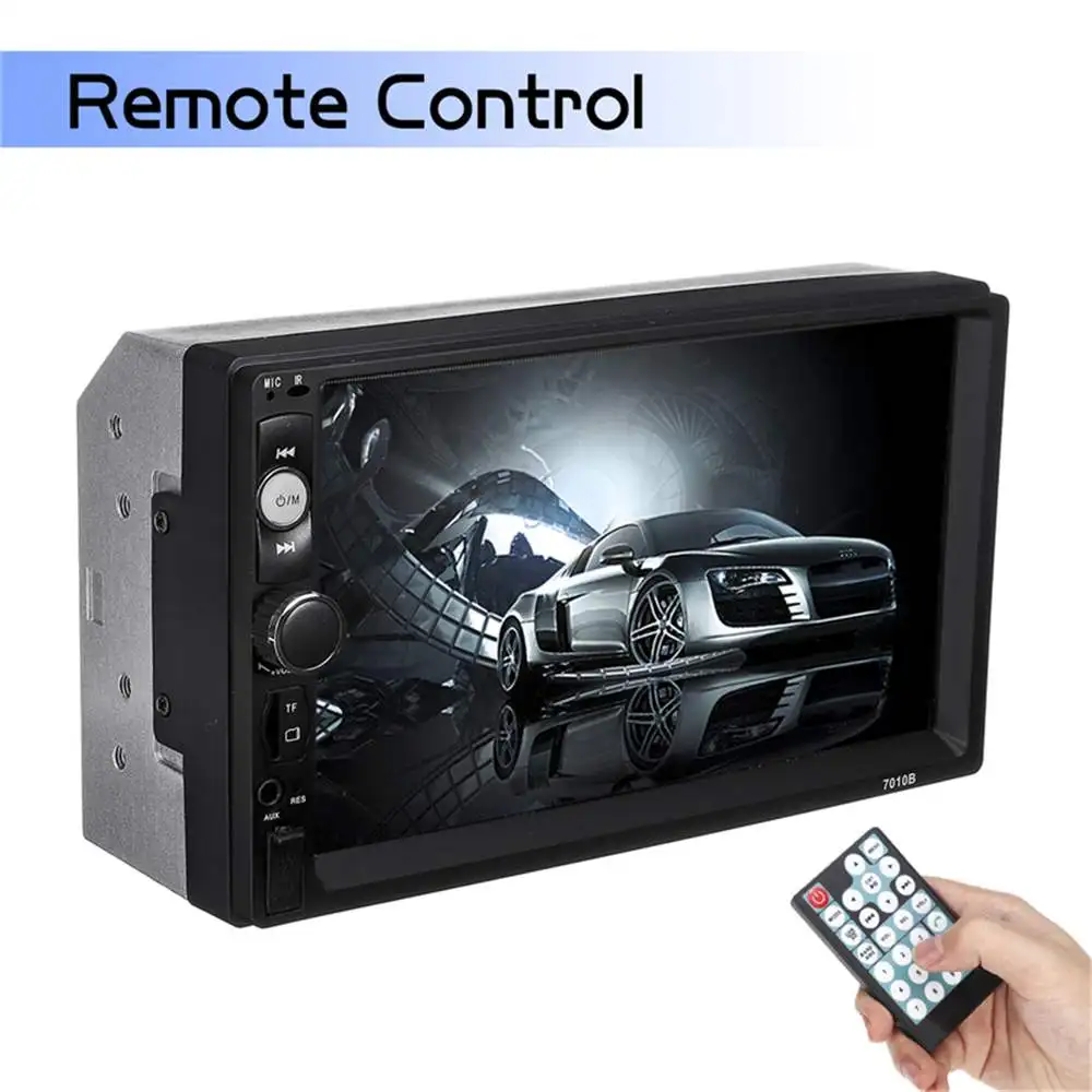 7 дюймов Автомобильный стерео радио MP5 плеер ips Full View Экран Поддержка DPS HD bluetooth Сенсорный экран FM USB AUX автомобильный монитор