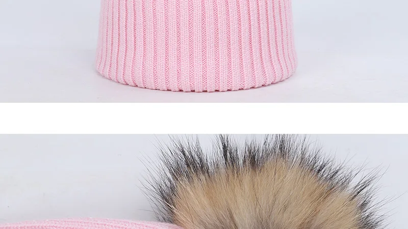 Новинка зимы, помпоновая шапочка skullies, теплая утолщенная шапка, мягкая шапка, вязаная шапка-носок, мешковатая Хлопковая женская шапка