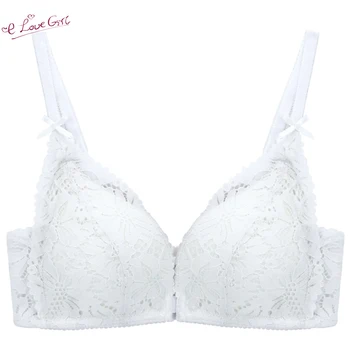 

Elovegirl No Wire Brassiere A B C Cup Underwear Bra Three Quarters(3/4 Cup) Women lingerie Seamless Bras for Women Push Up Bras