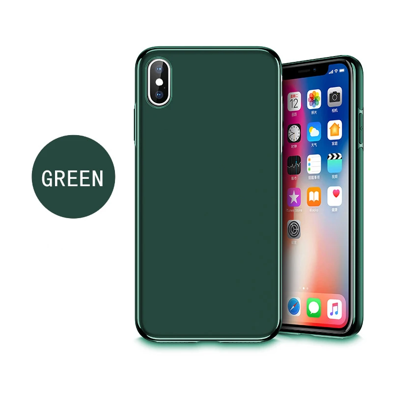 Магнитный автомобильный чехол для телефона для iPhone XR X XS 11 Pro Max 8 7 6 6S Plus ультра тонкий металлический магнитный чехол для huawei P20 Lite - Цвет: Green