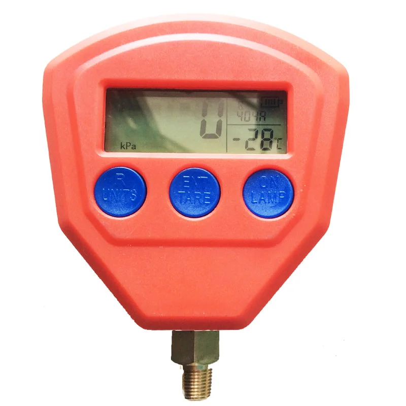 Красный SP R22 R410 R407C R404A R134A Кондиционер Холодильное вакуумное медицинское оборудование на батарейках цифровой манометр - Цвет: Красный