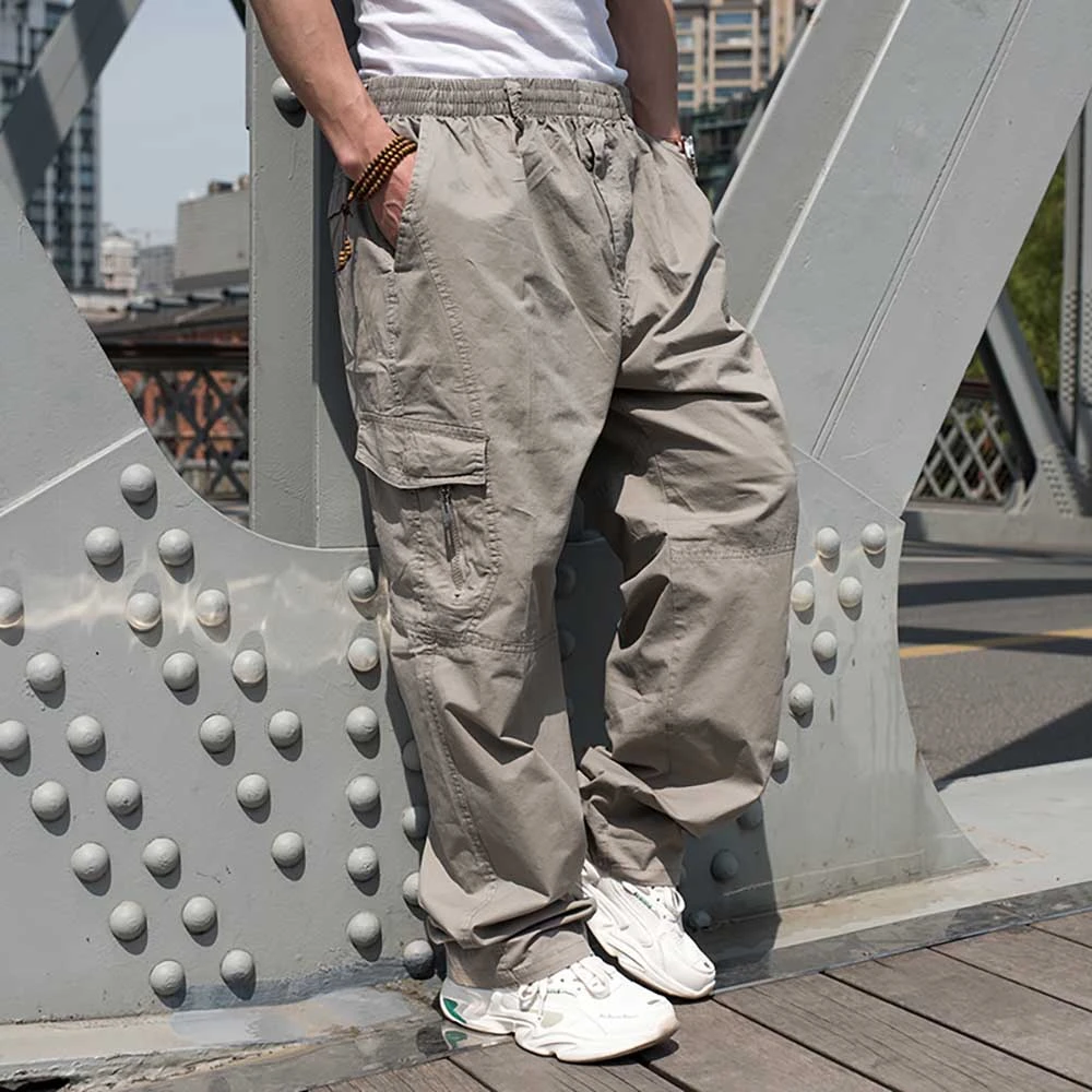 de moda para pantalón holgado, informal, recto, estilo hip hop, para primavera y verano|Pantalones informales| - AliExpress