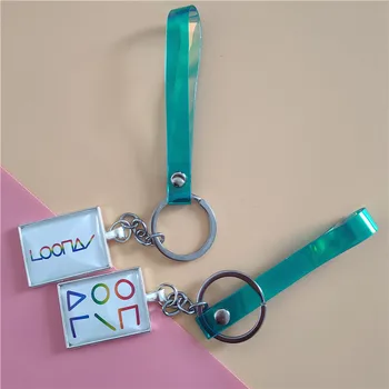 

KPOP Key Chain LOONA Olivia Hye GoWon Laser Phone Keyring jh152