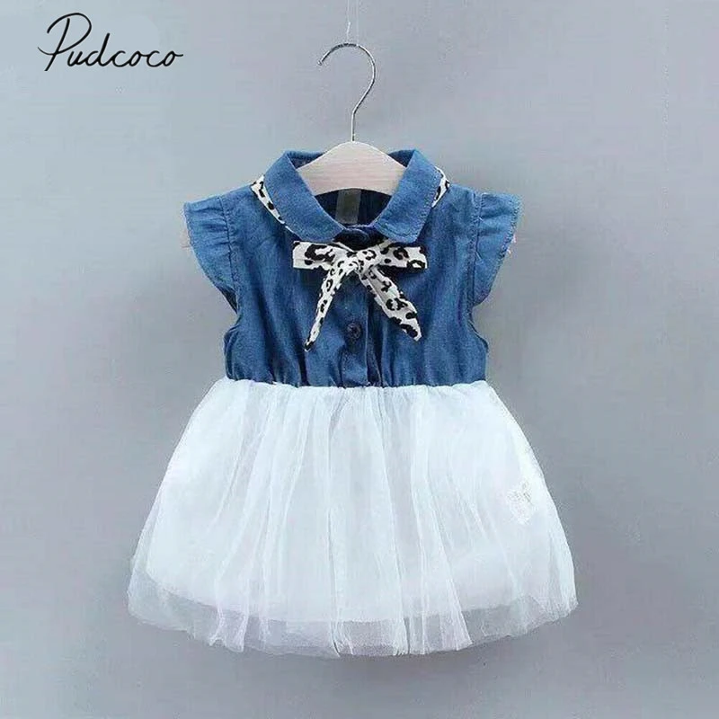 tutu with denim shirt