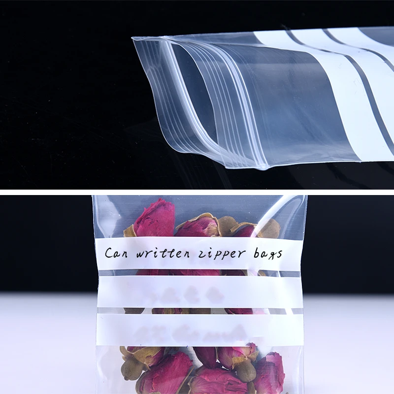 StoBag 20wire Transparent Small Ziplock Plastic Bags Can Written Bags Food Snack Package Supplies Screws Vacuum Poly Clear Bags 5