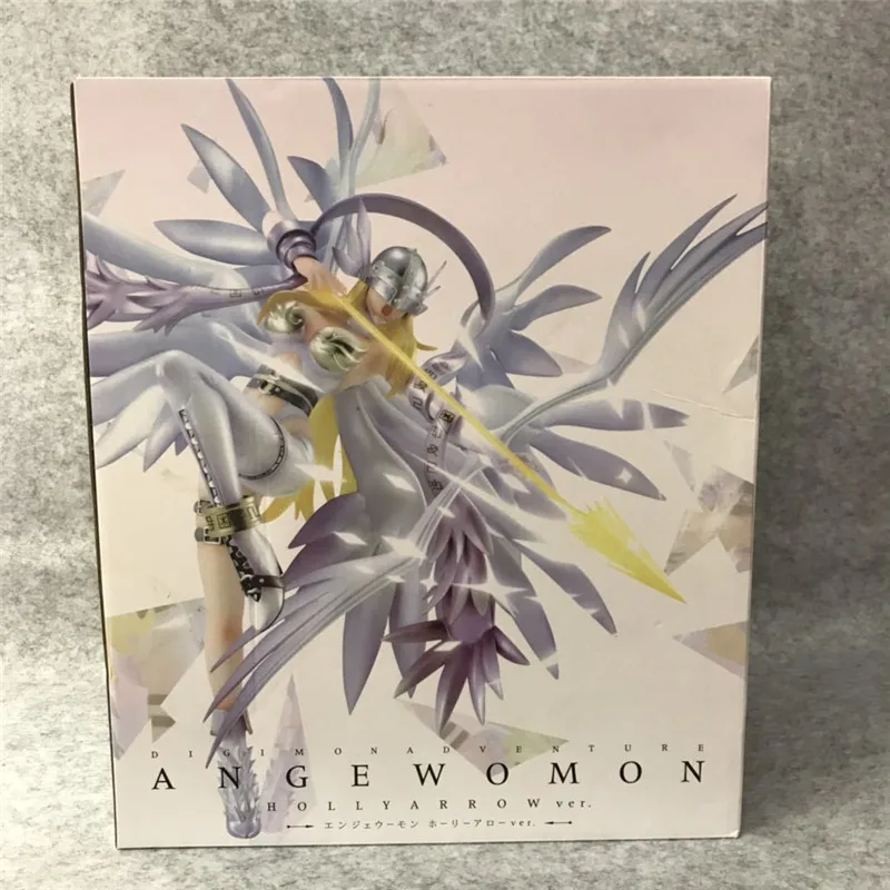 Fighting Girl фигурка аниме Digimon Adventure Angewomon ПВХ фигурка модель игрушки X4103 - Цвет: Многоцветный