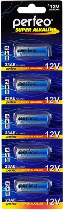 Батарейка щелочная Perfeo 23AE/5BL Super Alkaline 5шт | Электроника