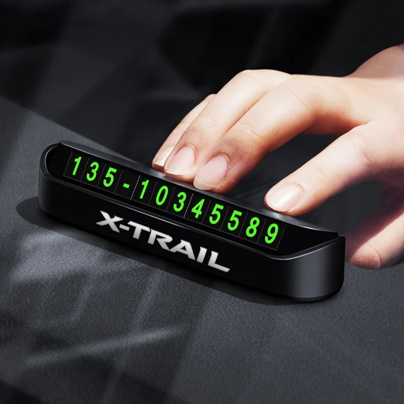 Временная парковочная телефонная карта универсальная табличка с номером