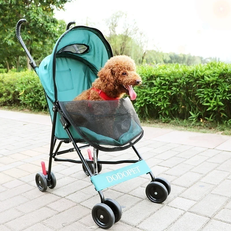 Многофункциональный светильник-коляска для домашних животных, складная четырехколесная коляска для домашних животных, большая коляска для собак, товары для собак