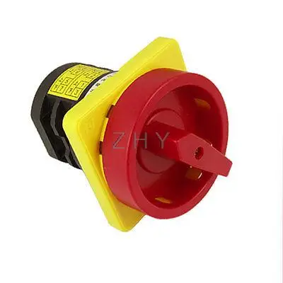 

HZ12 Rotary Cam 2 Position Changeover Switch AC380V 20A