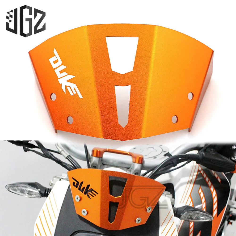Оранжевый алюминиевый отражатель лобового стекла мотоцикла с ЧПУ для KTM Duke 125 200 390