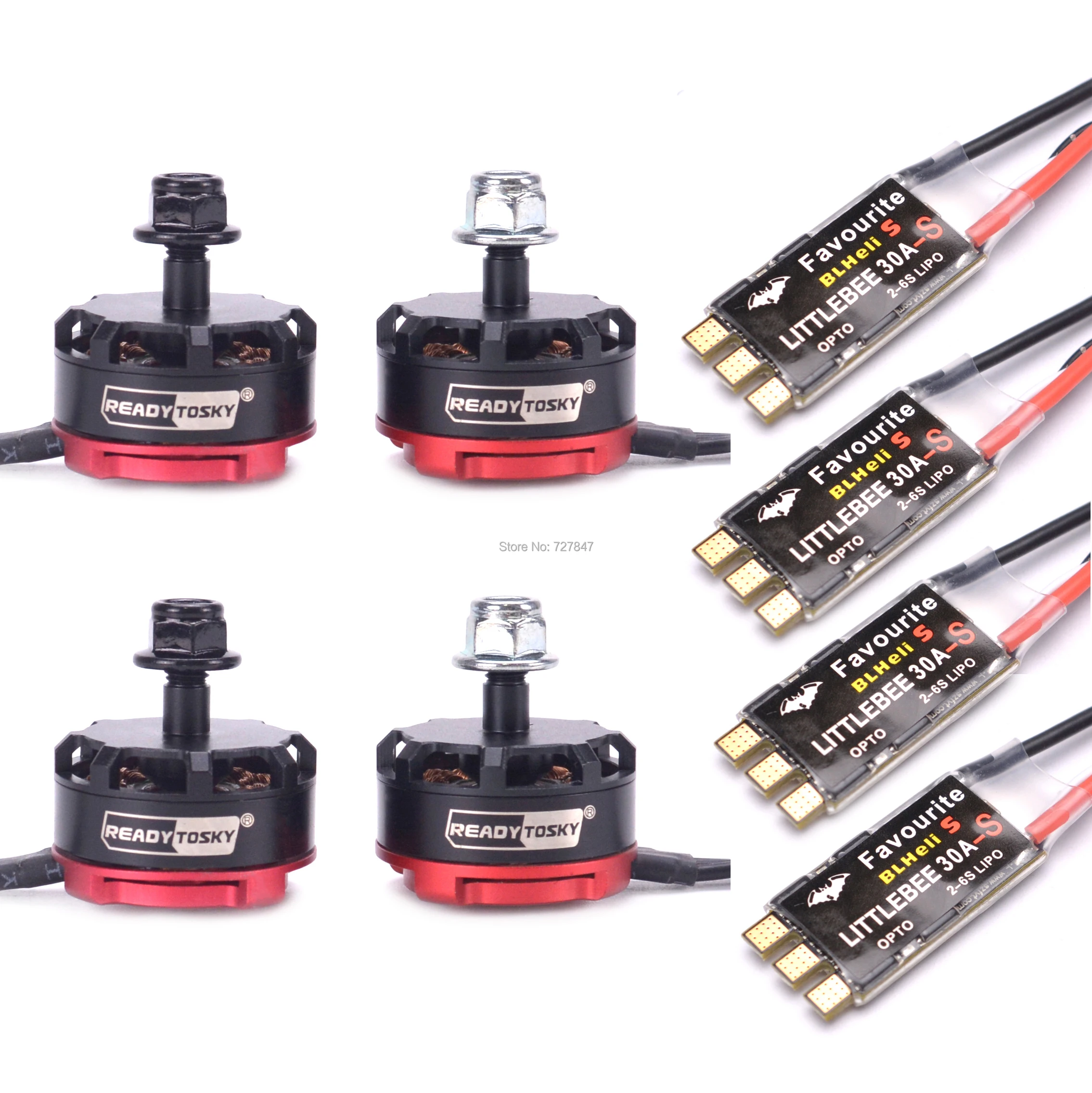RS2205 2300KV 2205 CW/CCW бесщеточный двигатель FVT LittleBee 30A S ESC BLHeli_S OPTO для FPV гоночного
