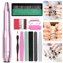

Professional Portable Manicure Tools Set Women Pedicure Pen Type Peeling Polishing Nail Drill Machine Manicure Set