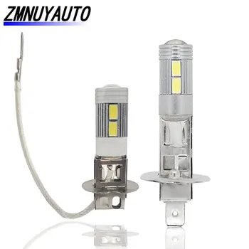 

2Pcs H1 H3 LED Bulb Car Fog Light Super Bright White 10SMD 5730 12V 6000K Automobile Vehicle Driving Day Running Lamp Auto