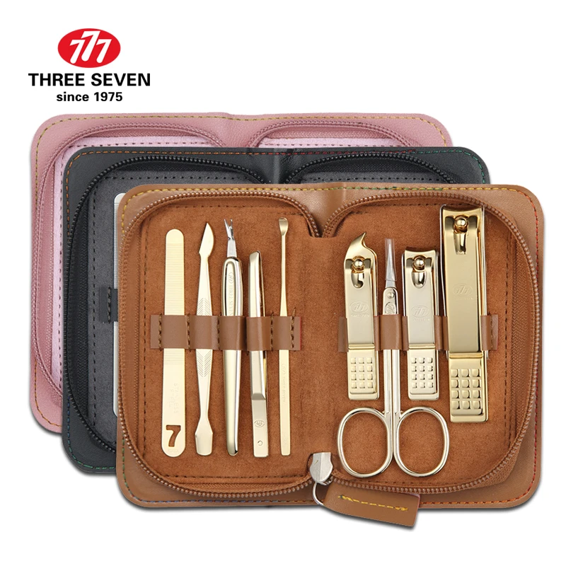 Three Seven/777 3colors Nail Clippers Trimmers Kit Nail File/cuticle