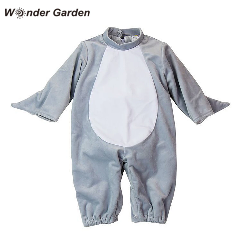 Wonder Garden/Новинка Костюм для маленьких мальчиков с изображением акулы и животных