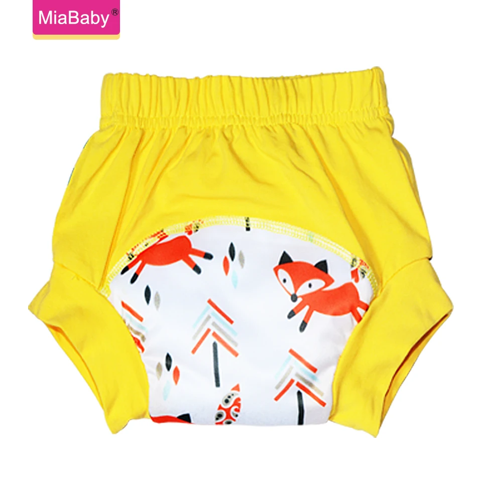 Miababy Thick Baby Cotton Training Pants Panties Waterproof Cloth