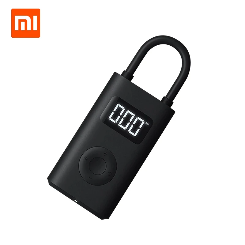 Портативный Электрический воздушный компрессор Xiaomi Mi цифровой дисплей