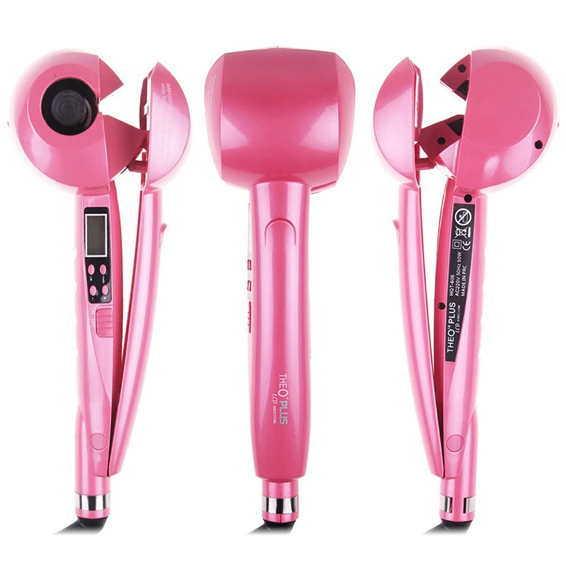 

Lcd Display Professional Hair Curler Styling Tools Female Automatic Wand Ceramic Heating Care Wave Anti-permtool Intelligent