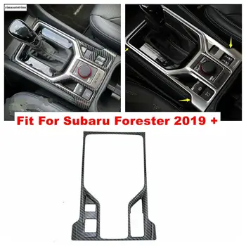 

Center Control Stalls Gear Box Shift Panel Decoration Cover Trim Fit For Subaru Forester 2019 2020 ABS Matte / Carbon Fiber Look