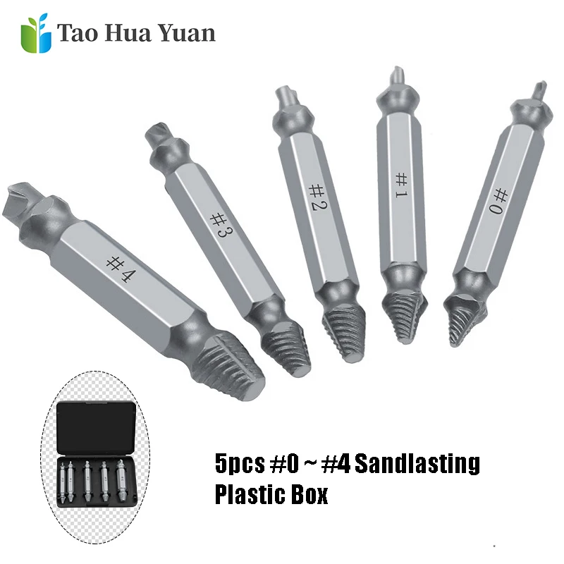 Taps & Dies Tap Extractors GZXHMY Damaged Screw Extractor Kit and