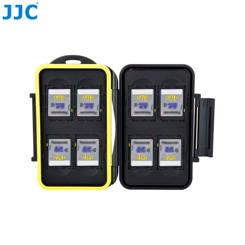 Футляр для карт памяти JJC 8 x SD компактный жесткий водонепроницаемый футляр|camera