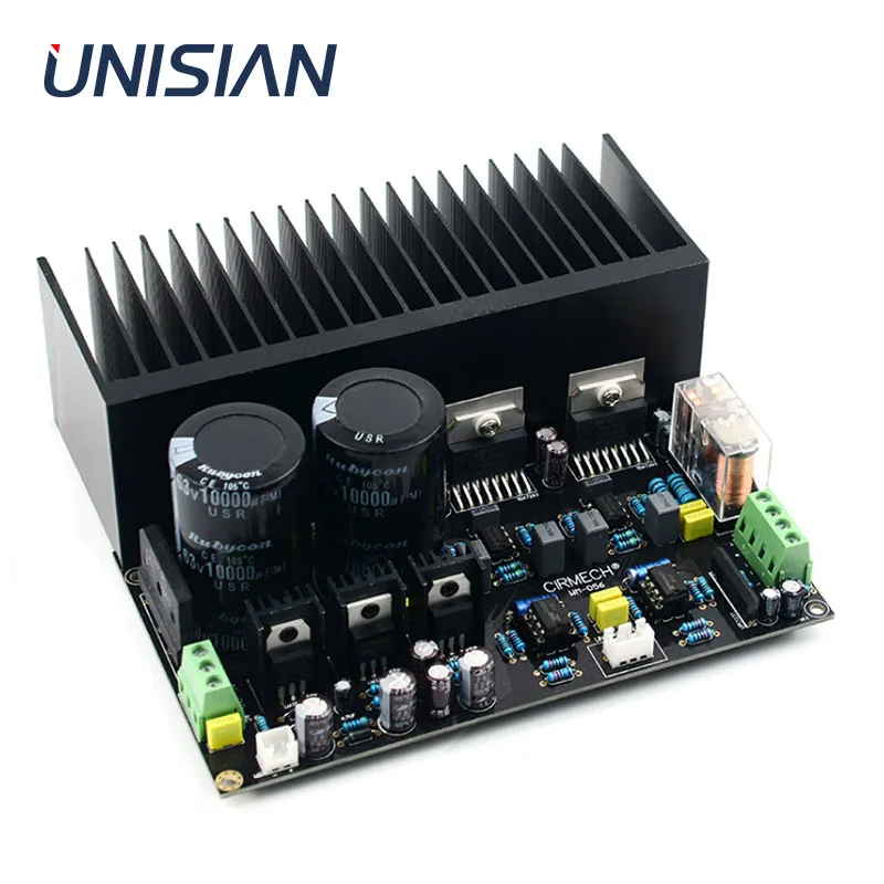 UNISIAN TDA7293 DC servo Auido усилитель мощности плата 100 Вт + TDA 7293 OP07 NE5534 Высокая мощность