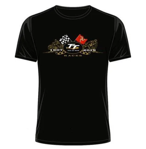 Мотоцикл для Isle of Man TT гонки на заказ футболка мотоцикл гоночный мотоцикл мотопробег, гонки короткие R