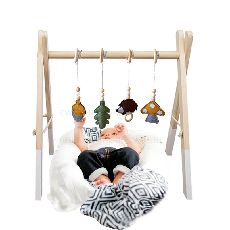 Jouets En Bois De Style Nordique De Nurserie De Bebe Portique Pliable De Gym Pour Les Nourrissons Cadre Muni D Un Support Pour Centre D Activite De Gymnastique Pour Bebes Cadeau Aliexpress