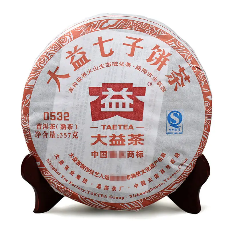 День Святого Валентина 0532 Менг Хай чай шу Ripe Pu erh ча 2012 год|Чаедробильные машины| |