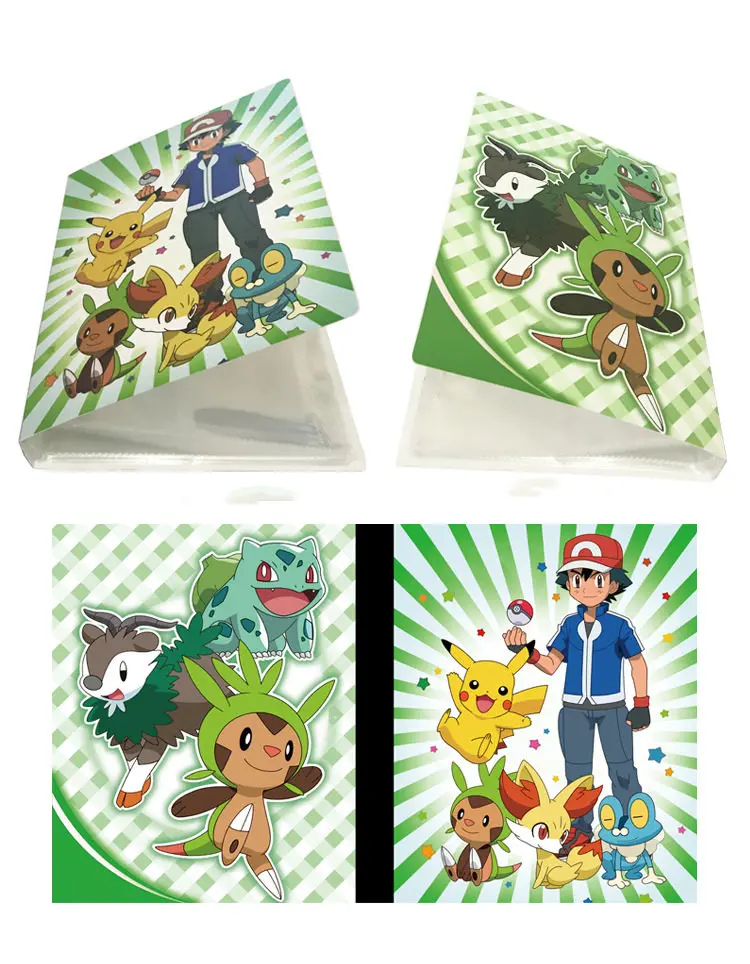 Коллекционный держатель Альбом 19style Pokemon Cards альбом книга Пикачу мультфильм аниме Pocket Monster игрушка для детей подарок - Цвет: Светло-серый